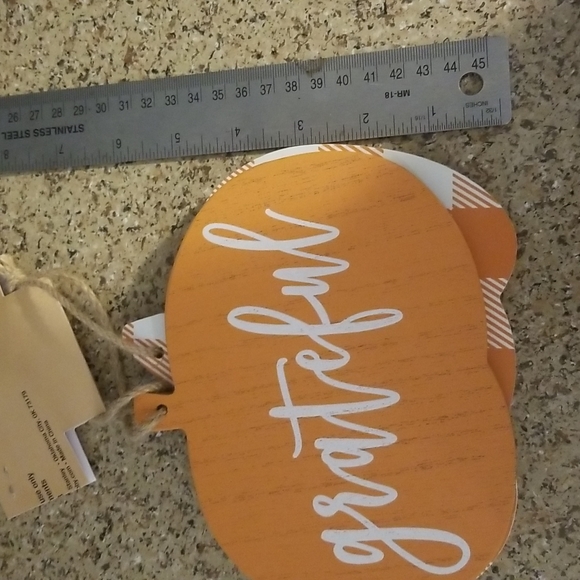 Grateful Fall Pumpkins Door Decor - Picture 5 of 5